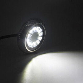 Apache J-LED Ultra Series - RVS316L - Dual Color strobe light - Midnight Blue / Ultra White - IP68