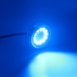 Apache J-LED Ultra Series - RVS316L - Dual Color strobe light - Midnight Blue / Ultra White - IP68