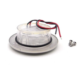 Apache J-LED - Ceiling series -  PC + RVS -  Inbouwspot - wit - 0,6W - 12V DC  IP66