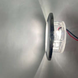 Apache J-LED - Ceiling series -  PC + RVS -  Inbouwspot - wit - 0,6W - 12V DC  IP66