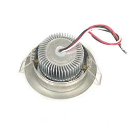 Apache J-LED – Ceiling-Serie – Edelstahl – Einbaustrahler – Warmweiß – 3 W – 8–30 V DC