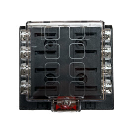 Apache Electric - ATS Fuse series - Sicherungskasten - 8 Kontakte, maximal 25 A pro Kontakt - bis zu 32 V DC