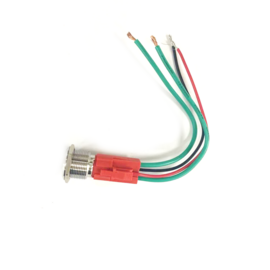 Apache Electric - Edelstahltaster IP67 - NO - 12mm - Momentary (puls) - LED: Verschiedene Farben