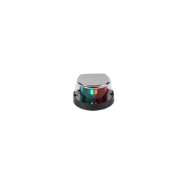 LED Bi-color Buglicht - 10-30VDC - IP65 - Sichtweite 2NM - rot & grün - Gehäuse 316 Edelstahl - 101 x 79 x 45 mm