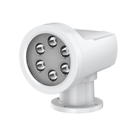 LED Suchscheinwerfer Rund - Weiß 5000K - 600 m Reichweite - Drahtlose Fernbedienung - Aluminiumgehäuse - 12/24V - IP65